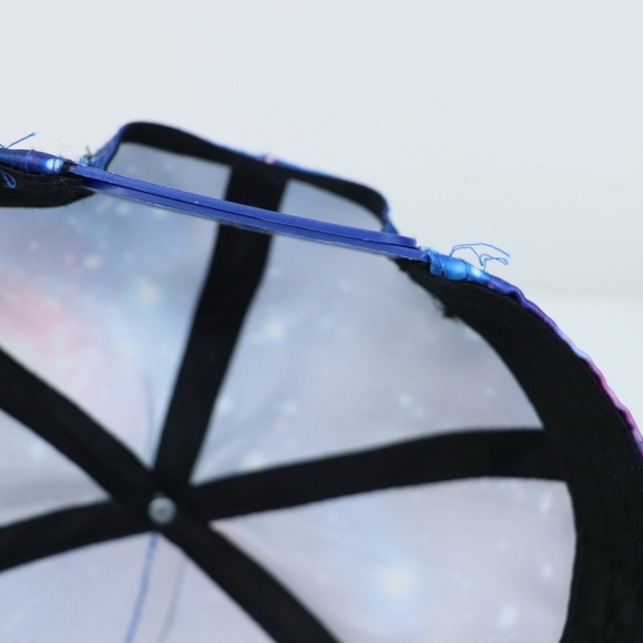 Vintage Fortnite Galaxy Print Ball Cap Hat One Size Adjustable Snapback Rare - Picture 11 of 11